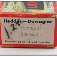 Heddon Green Crackleback Torpedo In Box 130 GCB