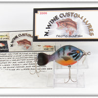 N. Wine Lures Proto Sunfish Lure In Box 