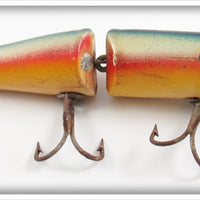 Vintage Creek Chub Rainbow Jointed Pikie 2608 Lure