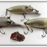 Vintage Creek Chub Van Houton Lip Wiggler & Loose Lip Lot