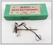 Vintage Allcocks 2 1/3 Dead Bait Spinner Lure In Box