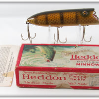 Vintage Heddon Pike Scale Head On Basser Lure In Box 8509M