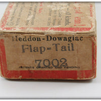 Heddon Red Head White Flaptail In Box 7002