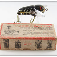 Vintage Heddon Black Shore 2120 Crazy Crawler Lure In BWH Box