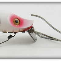 Heddon White & Red Shore Minnow No Snag River Runt In Box N9112XS