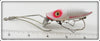 Heddon White & Red Shore Minnow No Snag River Runt In Box N9112XS