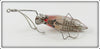 Heddon White & Red Shore Minnow No Snag River Runt In Box N9112XS