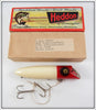 Heddon US Navy Issue Red Head White King Basser Lure In Box 8550RH