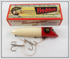 Heddon US Navy Issue Red Head White King Basser In Box 8550RH