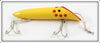 Harris Fish Lures Yellow Red Dot Size 5 Salmon Plug In Box