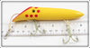 Harris Fish Lures Yellow Red Dot Size 5 Salmon Plug In Box