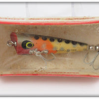 Vintage Smithwick Spotted Ape Wood Chug Lure In Box