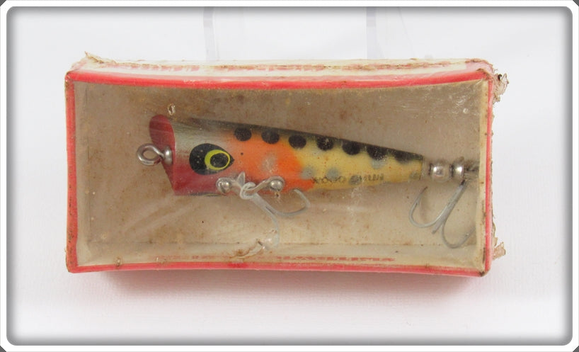 fishing ape lure Vintage Smithwick Spotted Ape Wood Chug Lure In Box For Sale