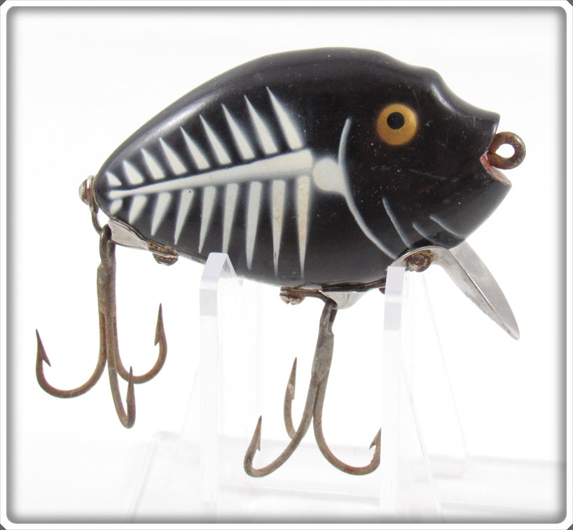 Vintage Heddon Black Shore Punkinseed Spook Lure 9630 XBW