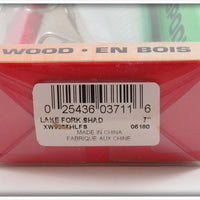 Heddon Lake Fork Shad Wood Magnum Zara Spook In Box