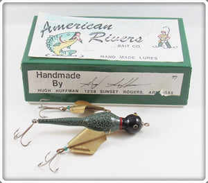 American Rivers Bait Co. Green Crackleback Dragonfly Lure In Box