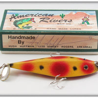 American Rivers Bait Co. Strawberry Flat Minnow Lure In Box 