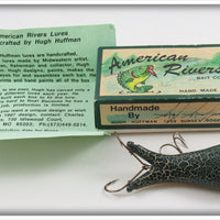 American Rivers Bait Co. Green Crackleback Frog Lure In Box 