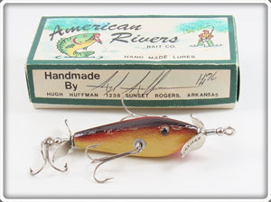 American Rivers Bait Co. Three Hook Minnow Lure In Box