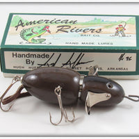 American Rivers Bait Co. Brown Musky Mouse Lure In Box