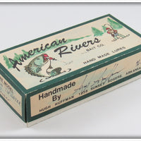 American Rivers Bait Co. Red & White Frog In Box