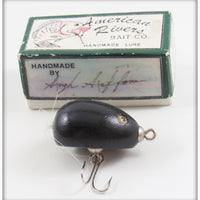 American Rivers Bait Co. Black Small Mouse Lure In Box