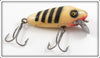 Eger White Black Stripes Uncatalogued Ricochet Variation Lure