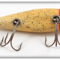 Vintage Creek Chub Nite Glow Red Head Injured Minnow Lure 1522 Special