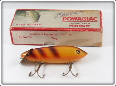 Vintage Heddon Natural Crab Crab Wiggler Lure In Unmarked Box 