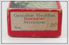 Heddon Red & White Head On Basser In Box