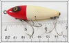 Heddon Red Head White Laguna Runt In Box L10RH