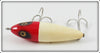 Heddon Red Head White Laguna Runt In Box L10RH