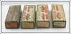 Lot Of 26 Creek Chub Empty Boxes