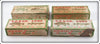 Lot Of 26 Creek Chub Empty Boxes