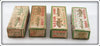 Lot Of 26 Creek Chub Empty Boxes