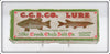 Creek Chub Red & White Victory Dive Bomber Empty End Label Box 6602