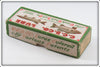 Creek Chub White & Red Beetle Empty End Label Box 3852