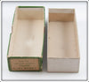 Creek Chub White & Red Beetle Empty End Label Box 3852