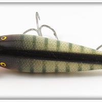 Abbey & Imbrie Green Striped Topwater Lure In Box