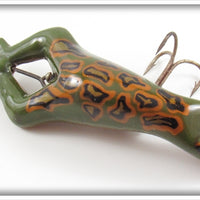 Vintage Heddon Meadow Frog Luny Frog Lure 3509BB