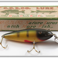 Vintage Creek Chub Perch Wiggler Lure In Box 101