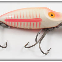 Vintage Heddon Spook Ray White & Red River Runt Lure