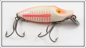 Vintage Heddon Spook Ray White & Red River Runt Lure