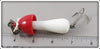 Live Action Bait Co Red & White Torpedo Spinner