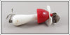 Live Action Bait Co Red & White Torpedo Spinner