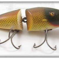 Vintage Creek Chub Golden Shiner Wigglefish Lure 2404