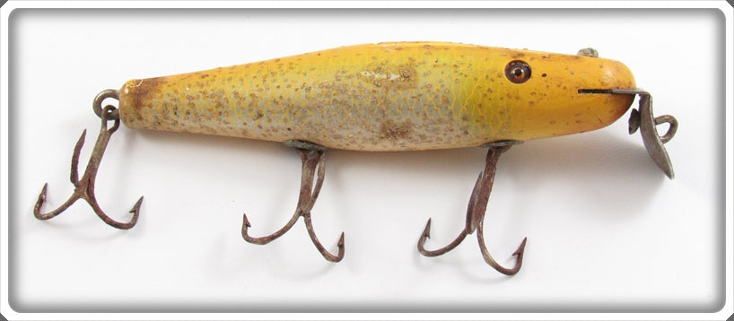 Vintage Creek Chub Yellow Flash Surfster Lure 7237 For Sale