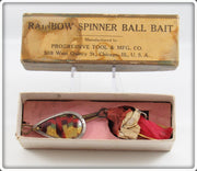 Progressive Tool & Mfg Co. Rainbow Spinner Ball Bait In Box