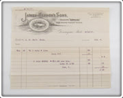 James Heddon's Sons 1917 Invoice