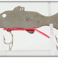 Creek Chub Silver Wiggle Jig In Box 11-S